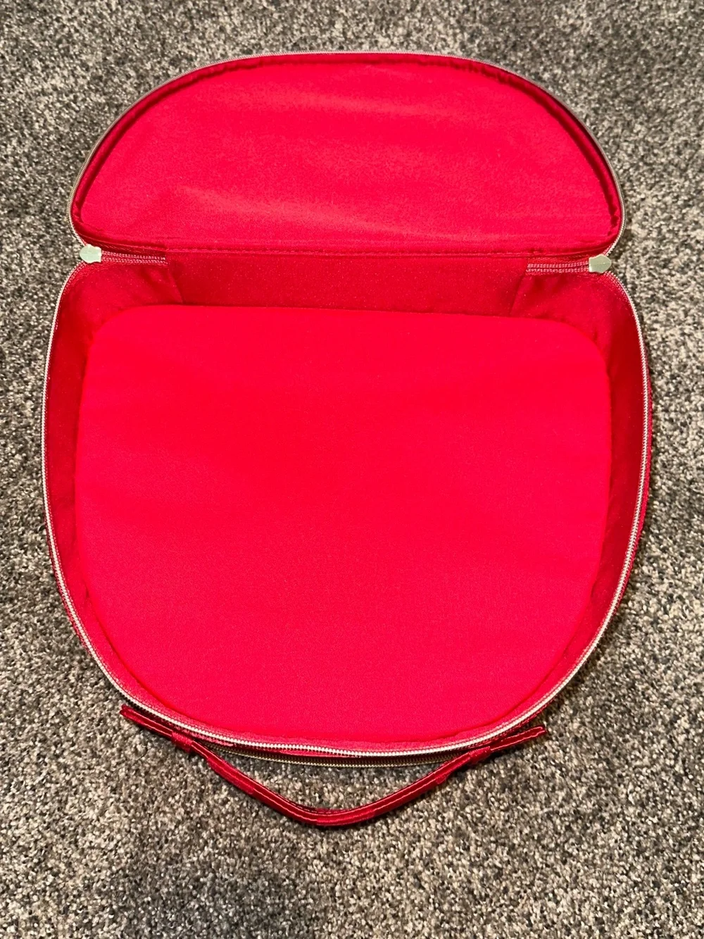 Estée Lauder Red Polka Dot Top-Handle Cosmetic Bag